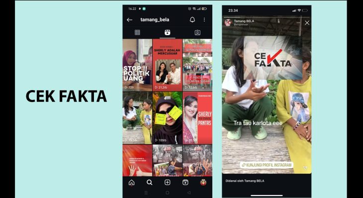 CEK FAKTA: Tim Sherly-Sarbin Libatkan Anak-Anak untuk Konten Kampanye 