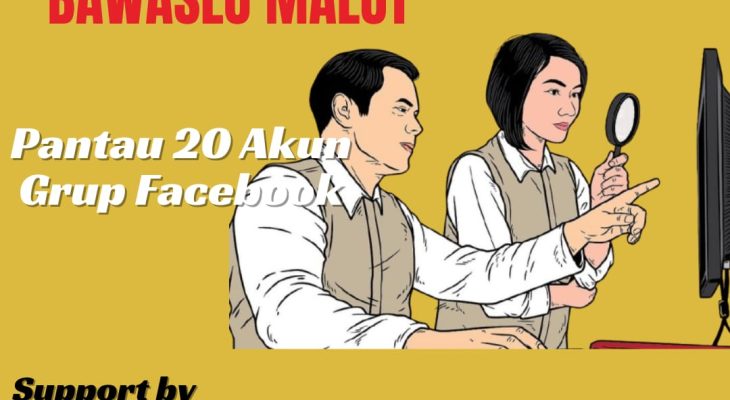 Tim Cyber Bawaslu dan Polda Maluku Utara Pantau 20 Akun Grup Facebook Penyebar Hoaks