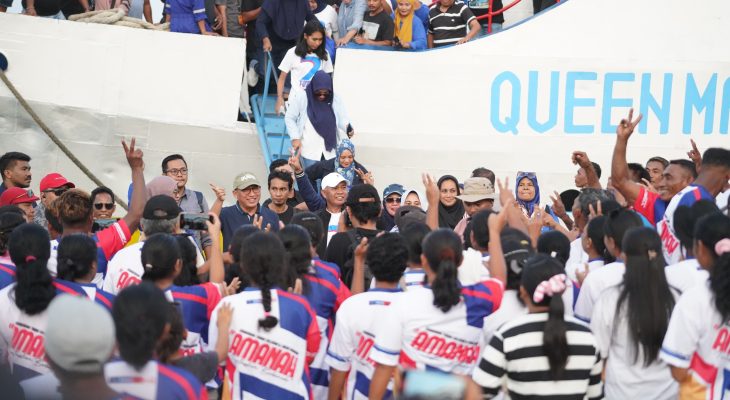 Pilwako Ternate: Tauhid-Nasri Disambut Antusias Masyarakat Batang Dua saat Kampanye