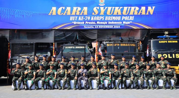 HUT Ke-79 Korps Brimob, Wakapolda Maluku Utara: Harus Humanis dan Merakyat