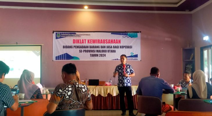Pengurus Koperasi Se Maluku Utara Ikut Diklat