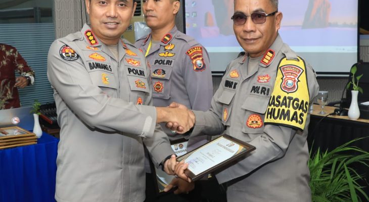 Polres Ternate Raih Penghargaan Kategori Aktif Pengelolaan Program IPSE