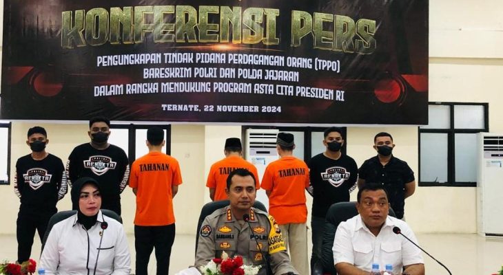 Polda Maluku Utara Ungkap Kasus Perdagangan Orang, 6 Terduga Pelaku Ditangkap 