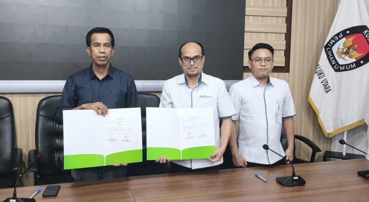 KPU Maluku Utara dan BPJS Ketenagakerjaan Kerja Sama Beri Perlindungan Kerja ke Badan Ad Hoc 