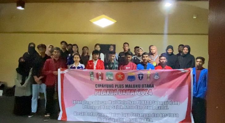 Delapan Organisasi di Maluku Utara Deklarasikan Pilkada Damai dan Kondusif