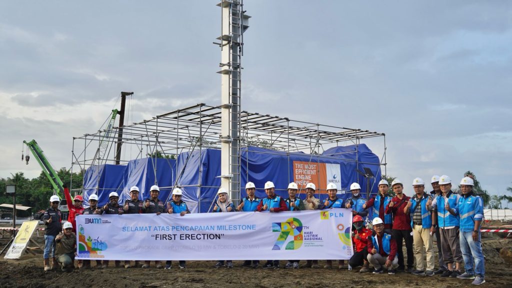 Pembangunan proyek Tobelo Gas Engine Power Plant (GEPP) yang terdiri dari Pembangkit Listrik Tenaga Mesin Gas.