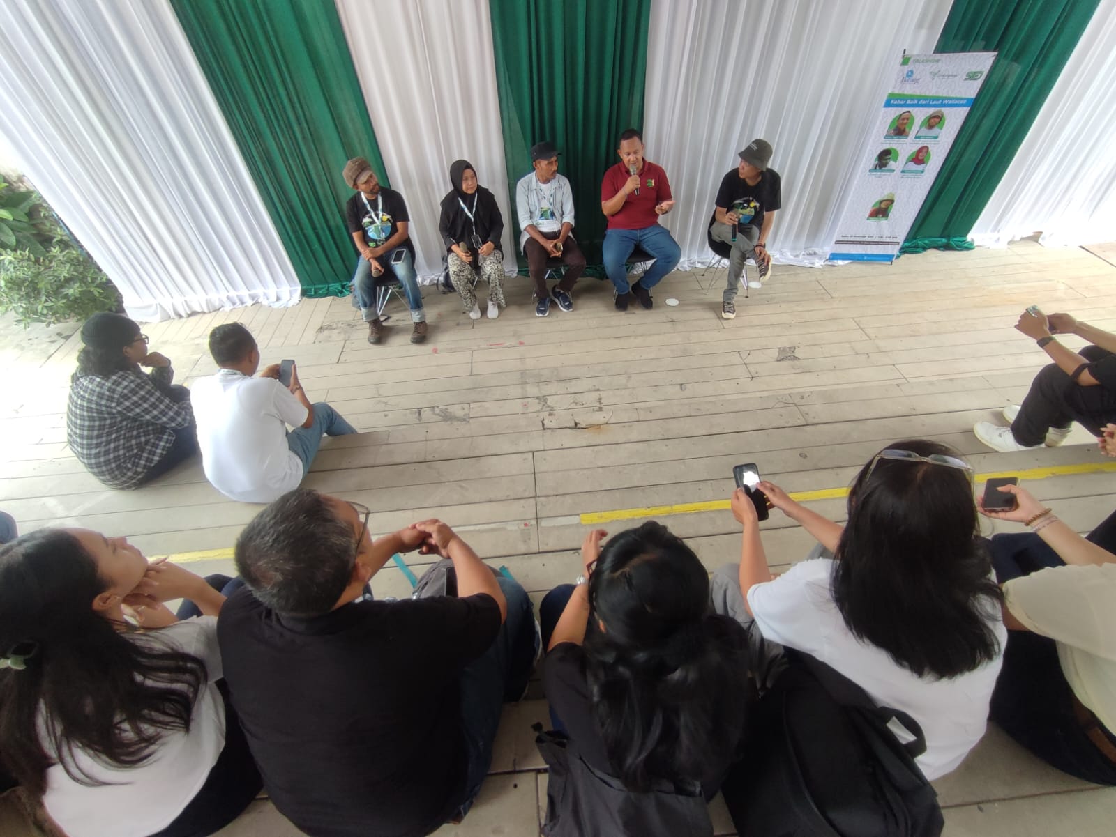 Pembicara dalam kegiatan Green Press Community 2024 di Jakarta, Sabtu (23/11/2024)