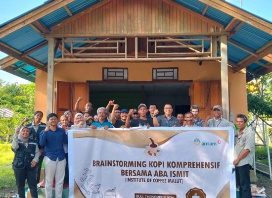 ANTAM dan IoC Maluku Utara Bidani Buli Coffee Lover