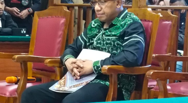 Muhaimin Syarif Divonis 2,8 Tahun Penjara 