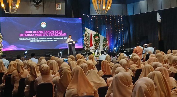 Di HUT DWP Malut, Pj Sekprov Ajak Seluruh OPD Dukung Program Makan Siang Gratis 