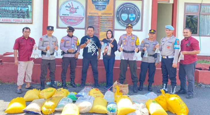 Polres Halmahera Barat Sita Ribuan Cap Tikus dan Bir 