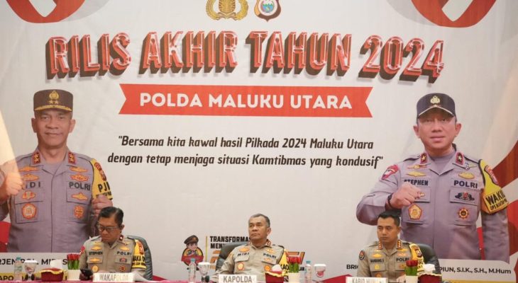 11 Anggota Polda Maluku Utara Dipecat Selama 2024