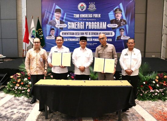 Tingkatkan Pengawasan Dana Desa, Sekjen Kemendes PDT Kerja Sama dengan Kejaksaan Agung