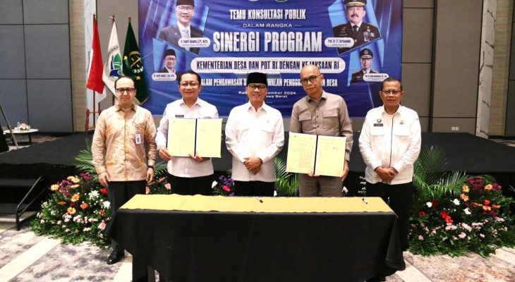 Tingkatkan Pengawasan Dana Desa, Sekjen Kemendes PDT Kerja Sama dengan Kejaksaan Agung