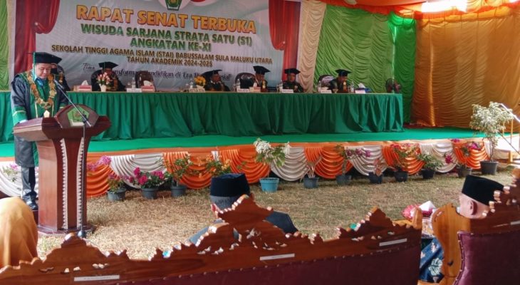 88 Mahasiswa STAI Babussalam Sula Diwisudakan, Para Lulusan Diminta Jadikan Syariat Islam Sebagai Landasan Hidup