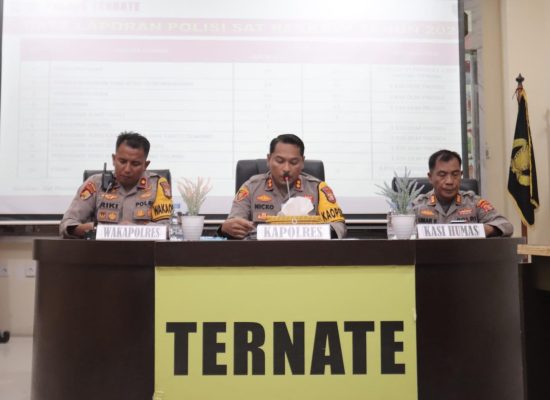 Polres Ternate Pecat 1 Anggota di Tahun 2024, Ada Juga Hukuman Disiplin 