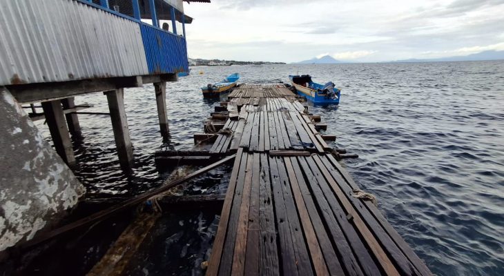 Tambatan Perahu Gamalama Ternate Rusak Parah, Pemkot Bangun Tahun Ini