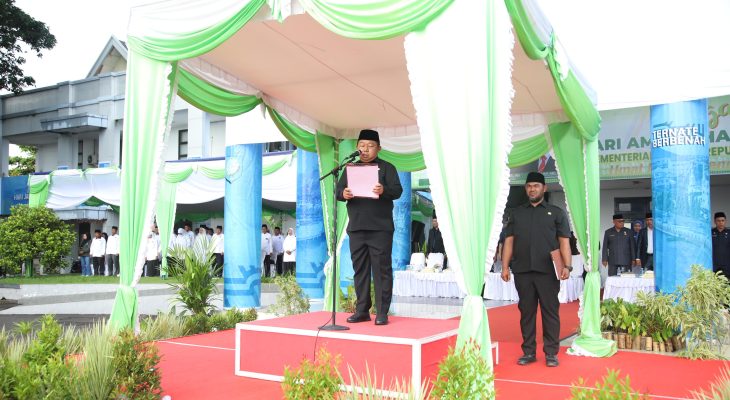 Upacara Hari Amal Bhakti Ke-79 Kemenag RI Tingkat Kota Ternate Sukses Digelar