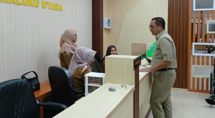 Pj Sekprov Maluku Utara Kunjungi Sejumlah OPD, Ini Maksudnya
