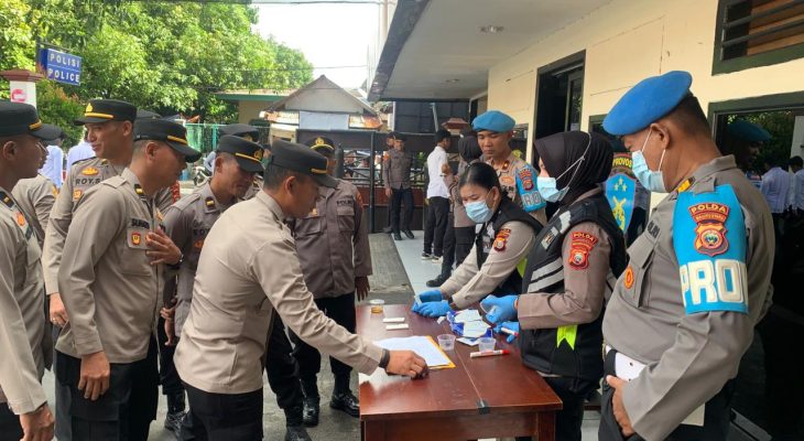 25 Perwira Polda Maluku Utara Jalani Tes Urine, Ini Hasilnya 