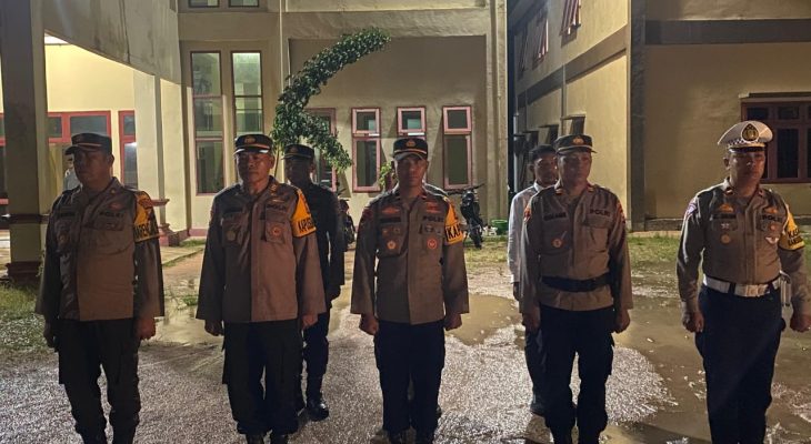 Belasan Personel Polres Pulau Taliabu Naik Pangkat