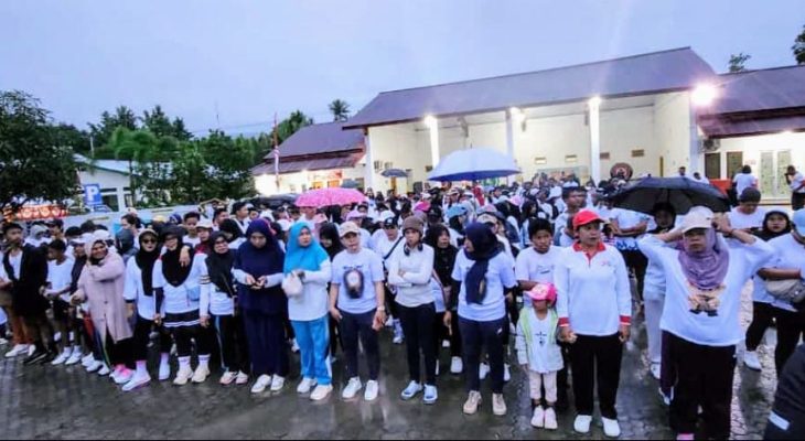 Meriahkan Bulan K3 Nasional 2025, ANTAM UBPN Maluku Utara Gelar Fun Walk