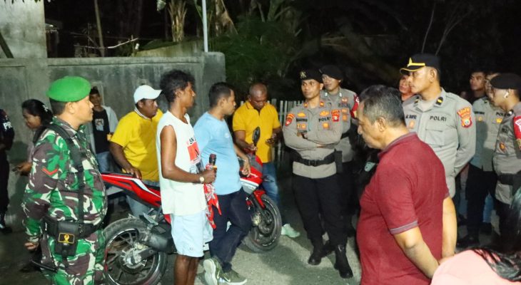 Antisipasi Keamanan Jelang Putusan MK Sengketa Pilkada Kepuluan Sula, TNI-Polri Patroli Gabungan