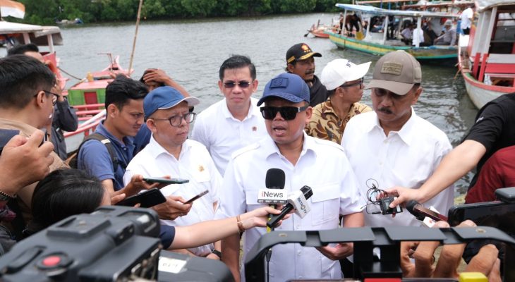 Tinjau Lokasi Terindikasi Manipulasi Data di Kawasan Pagar Laut Bekasi, Menteri Nusron Akan Tindak Tegas Pelaku