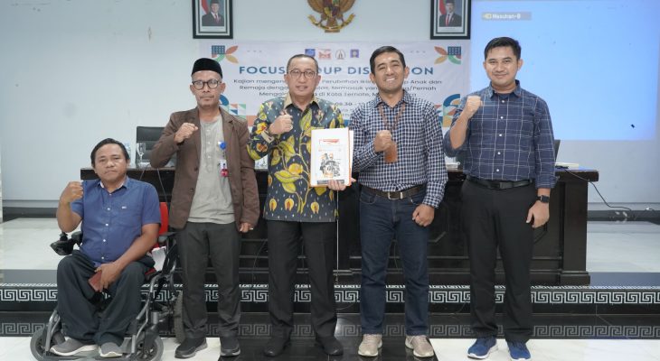 Buka FGD yang Digelar IKDM, Wali Kota Ternate: Perlindungan Pekerja Rentan Masuk RPJMD