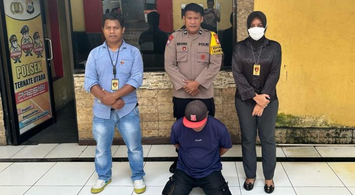 Polsek Ternate Utara Tangkap DPO Kasus Pencabulan