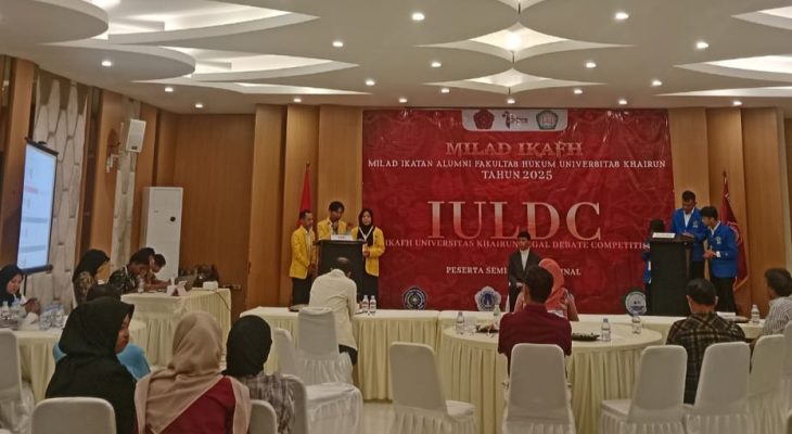 IKA Fakultas Hukum Unkhair Ternate Sukses Gelar Debat Hukum Tingkat Nasional
