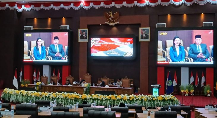 Paripurna Sherly-Sarbin sebagai Gubernur dan Wakil Gubernur Malut, DPRD Ajak Masyarakat Eratkan Persaudaraan