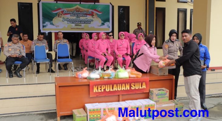Polres Kepulauan Sula Adakan Bazar Ramadan
