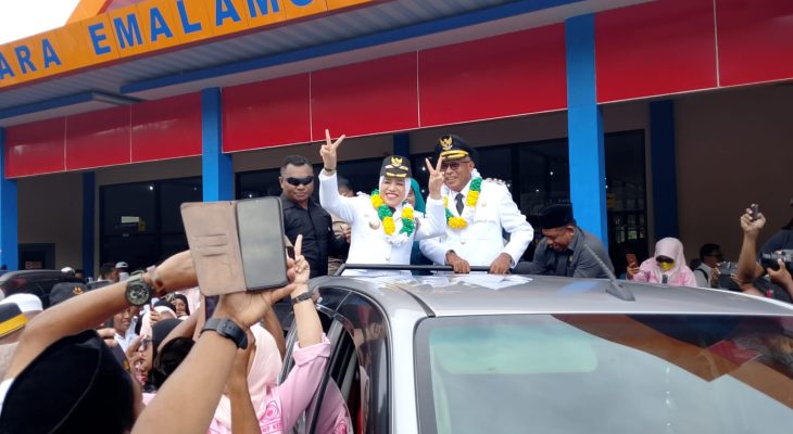 Tiba di Sanana, Bupati Ajak Semua Pihak Bersatu Membangun Kabupaten Kepuluan Sula