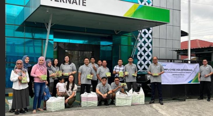 Bentuk Nyata Kepedulian dan Kebersamaan, BPJS Ketenagakerjaan Ternate Lakukan Employee Volunteering Berbagi Takjil