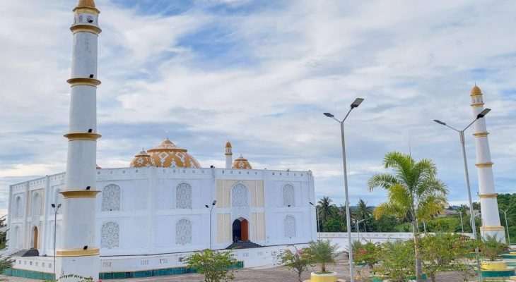 Masjid Raya Morotai Ditutup saat Salat Idulfitri 1446 Hijriyah