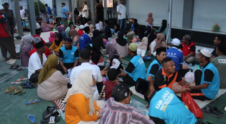 Suasana Buka Puasa Bersama WBP dan Keluarga di Lapas Kelas IIB Sanana