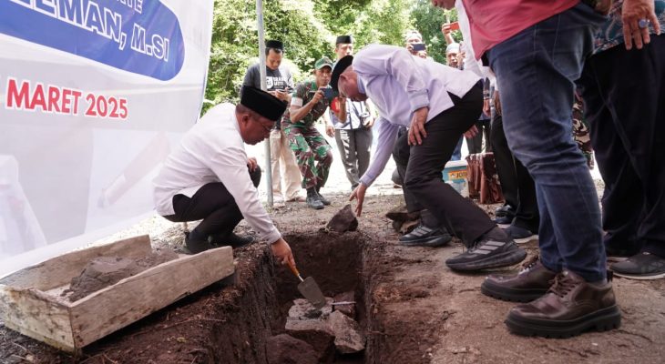 Bangun SPBU di Kecamatan Moti, Wali Kota Ternate dan Wawali Lakukan Peletakan Batu Pertama