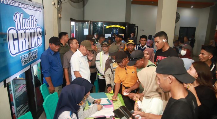 Mudik Gratis: Camat dan Warga Moti Sampaikan Terima Kasih ke Wali Kota dan Wakil Wali Kota Ternate