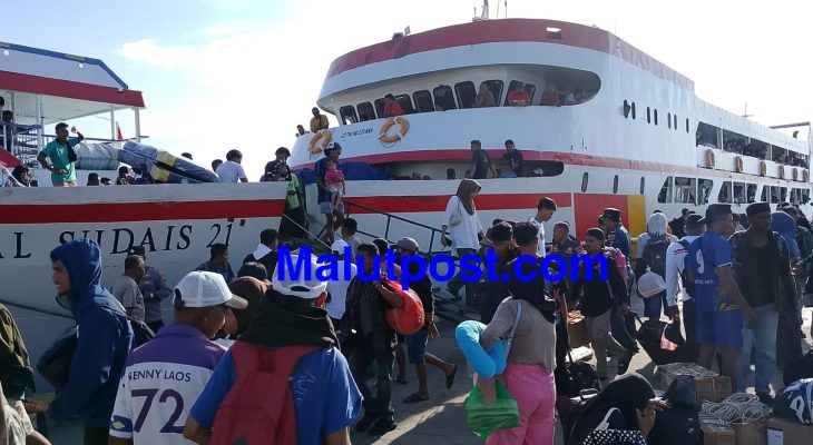 Arus Mudik Lebaran di Kepulauan Sula Berjalan Lancar dan Kondusif