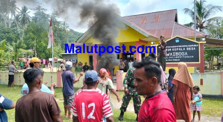 Tak Ada Laporan Pertanggungjawaban, Warga Desak Kepala Desa Waiboga Kepulauan Sula Mundur