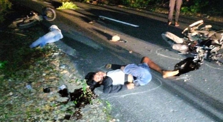 Tabrakan Maut di Taliabu, Dua Tewas dan Satu Kritis