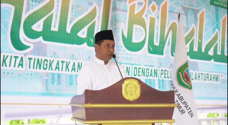 Gelar Halal Bihalal, Ubaid Ajak Masyarakat Bersatu Bangun Halmahera Timur