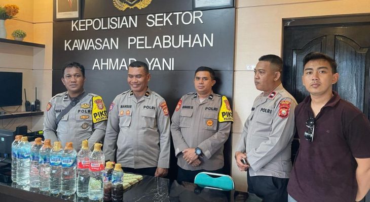 Polsek Ahmad Yani Ternate Sita Miras dari Manado 