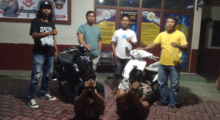 Polsek Ternate Selatan Tangkap 2 Remaja Pencuri Motor 