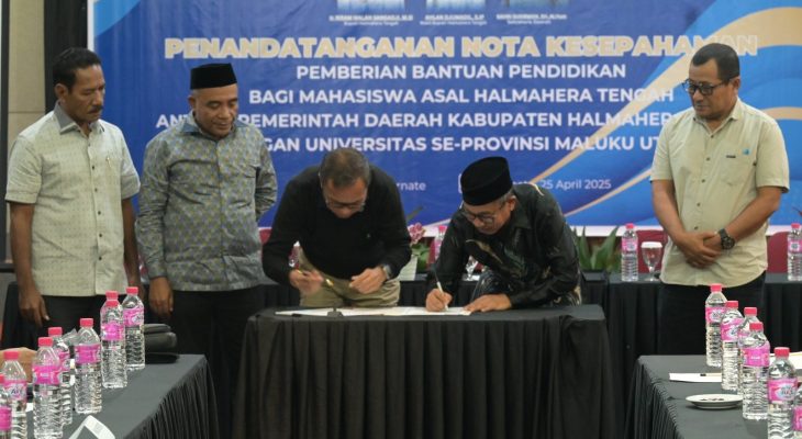 Pemkab Halmahera Tengah Teken Kerjasama dengan 15 Perguruan Tinggi Malut