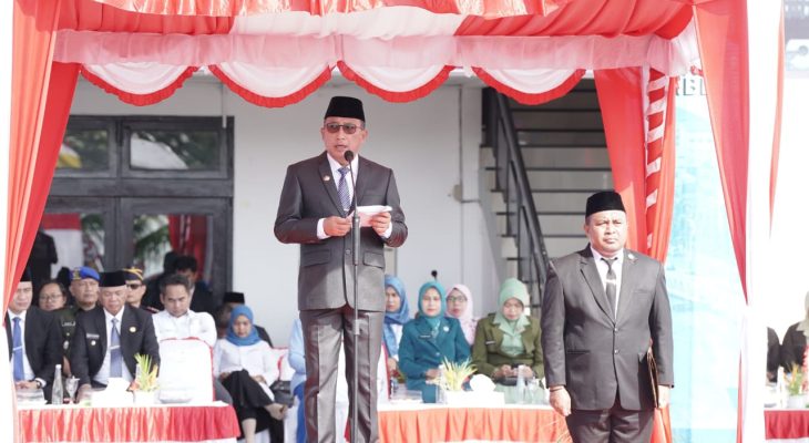 Upacara HUT Ke 26 Pemkot Ternate, Wali Kota Ajak Tingkatkan Spirit Kebangkitan dan Sinergitas 