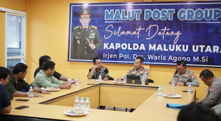 Kapolda Maluku Utara Berkunjung ke Malut Post