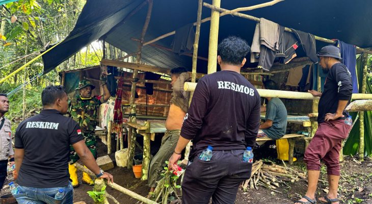 Polda Malut Intens Sasar Tambang Ilegal, Pekan Kemarin Tindak di Halmahera Barat