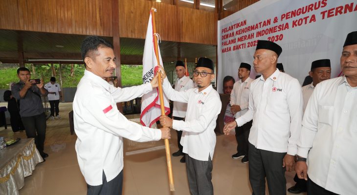 Resmi Dikukuhkan, PMI Kota Ternate usung Tagline Sinergitas untuk Kemanusiaan